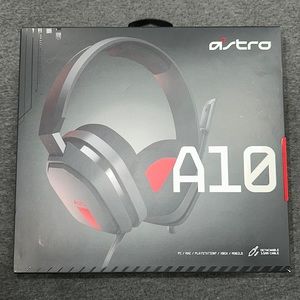 Astro A10 gaming headset with detachable cable Black and Red BRAND NEW